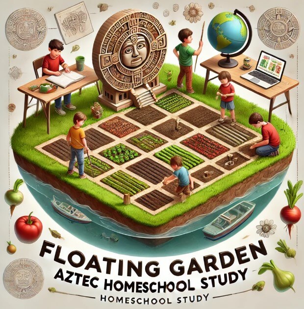 How To Make a Floating Garden Aztec Homeschool Study