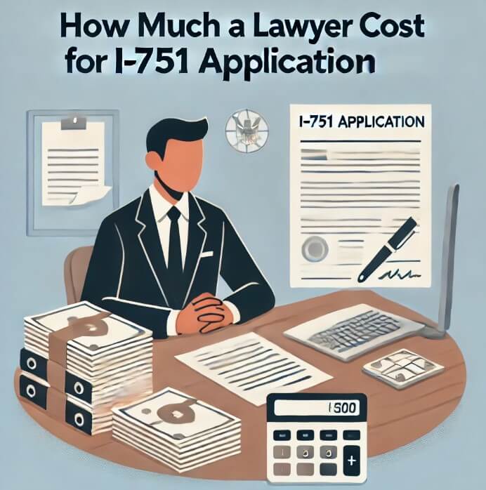 How Much a Lawyer Cost For i-751 Application