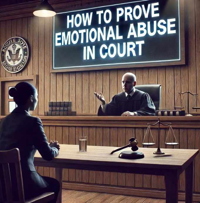 how to prove emotional abuse in court