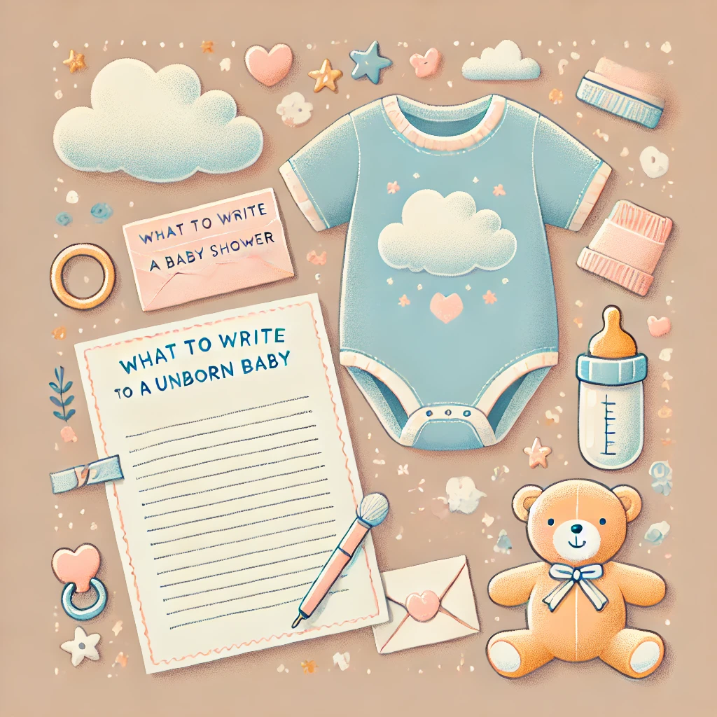 What to Write to an Unborn Baby for a Baby Shower