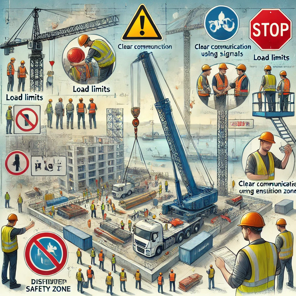 how can the most common accidents which occur when using cranes be reduced